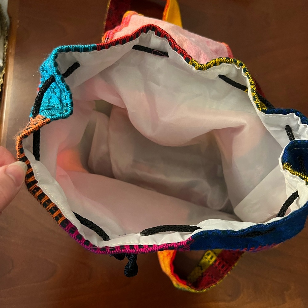 NWOT Patchwork mini backpack - Picture 3 of 5